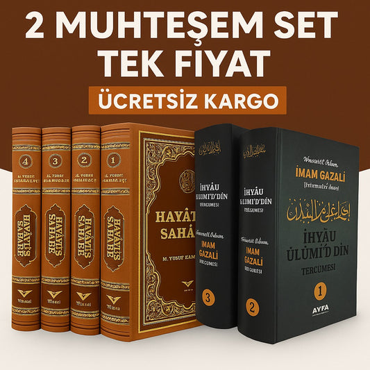 İhyau Ulumiddin Seti ve Hayatüs Sahabe Birlikte (Toplam 8 Cilt)