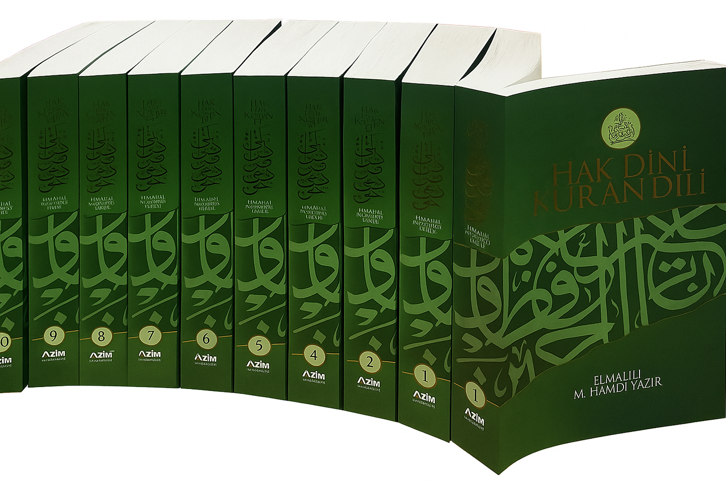 Hak Dini Kuran Dili Tefsiri Elmalılı Hamdi Yazır (10 Cilt Karton Kapak)