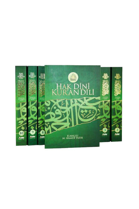 Hak Dini Kuran Dili Tefsiri Elmalılı Hamdi Yazır (10 Cilt Karton Kapak)